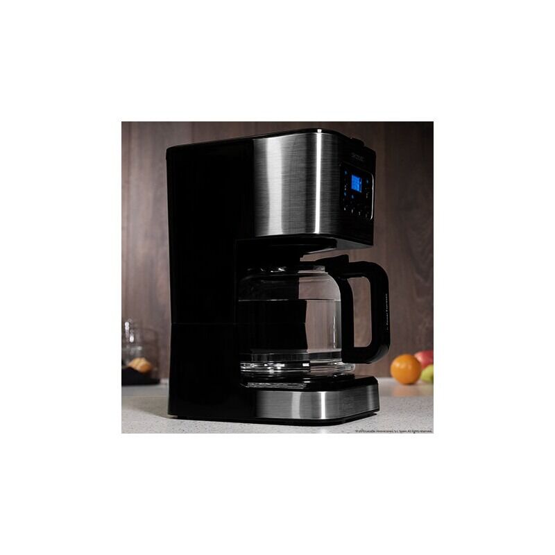 Filtru cafea Cecotec Coffee 66 Smart, 1.5 Litri, 950 W, 12 cesti, Argintiu