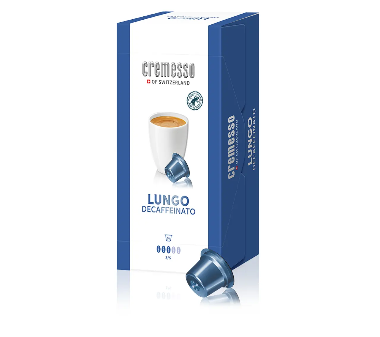 Cafea capsule Cremesso Lungo Decaffeinato, 16 capsule