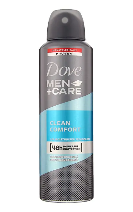 Deodorant antiperspirant spray Dove Men +Care Clean Comfort, 200ml