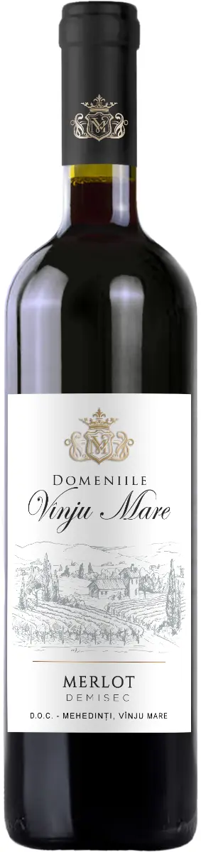 Vin rosu Vinju Mare Merlot, sec 0.75L
