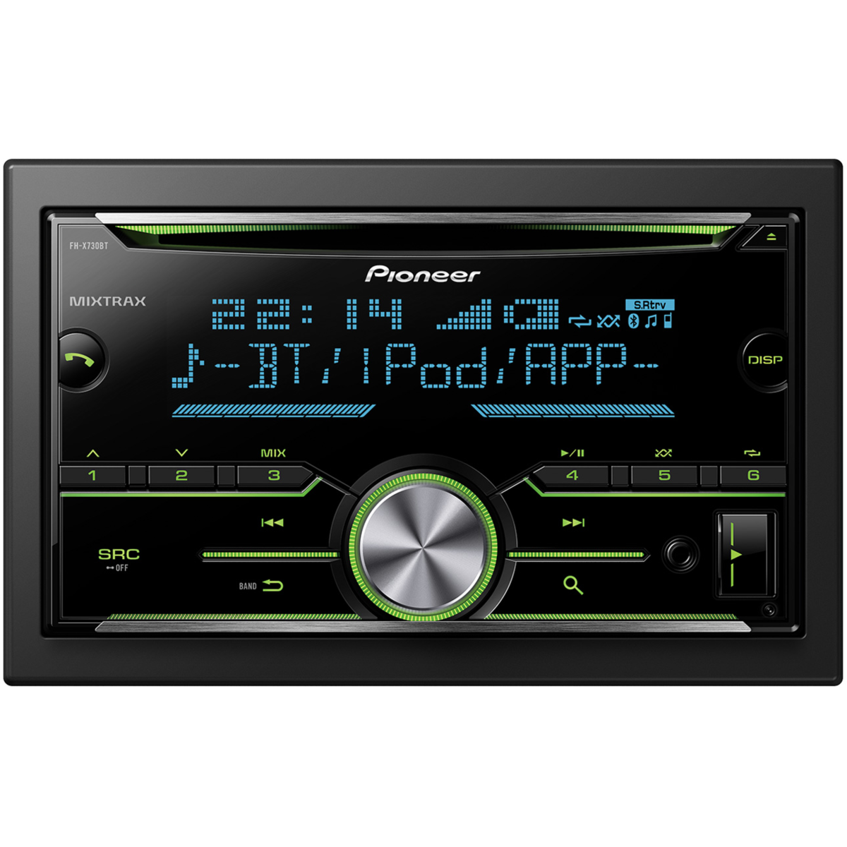 Player auto FH-X730BT Pioneer, 4x50W, USB, AUX, RCA, Control iPhone, Android, Bluethooth