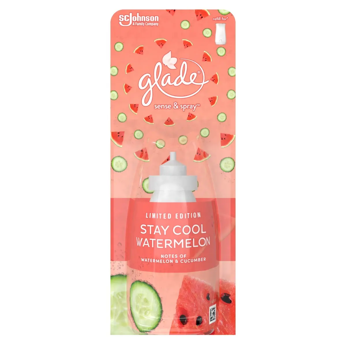 Glade Sense & Spray Stay Cool Watermelon - odorizant automatic - rezerva 18ml