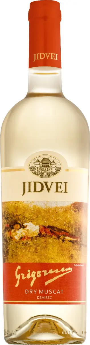 Vin alb  Jidvei Grigorescu Muscat Dry, demisec 0.75 l