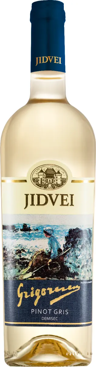 Vin alb Jidvei Grigorescu Pinot Gris, demisec, 0.75L