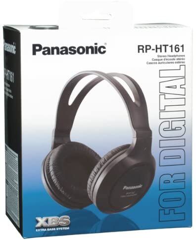 Casti over ear Panasonic RP-HT161E-K, Negru