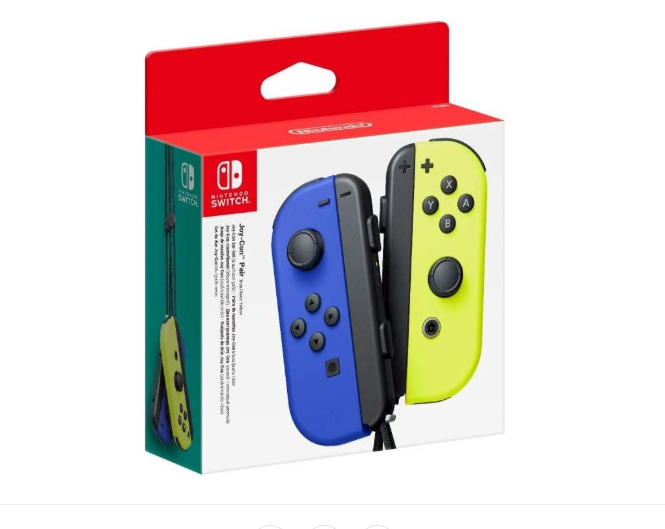 Joy-Con Pair pentru Nintendo Switch Neon Blue & Neon Yellow