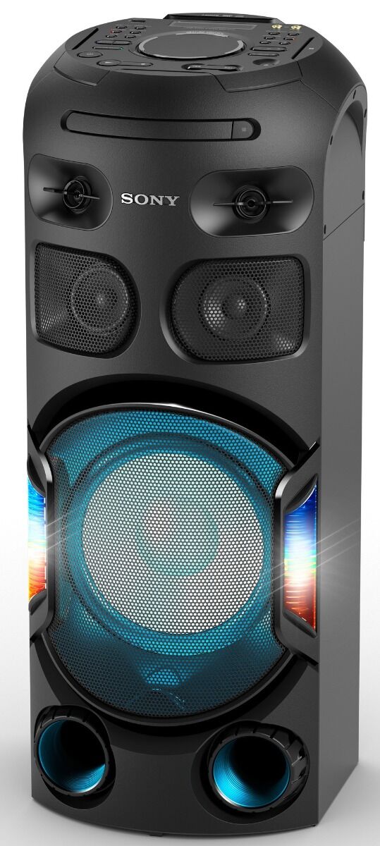 Sistem audio High Power Sony MHC-V42D, Jet Bass Booster, Hi-Fi, Bluetooth, NFC, Dj Effects, USB, DVD, Party music, Party lights, Negru