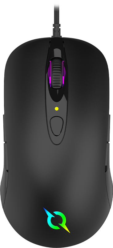 Mouse Aqirys Orion, 16000 DPI, optic, USB cu fir, Negru