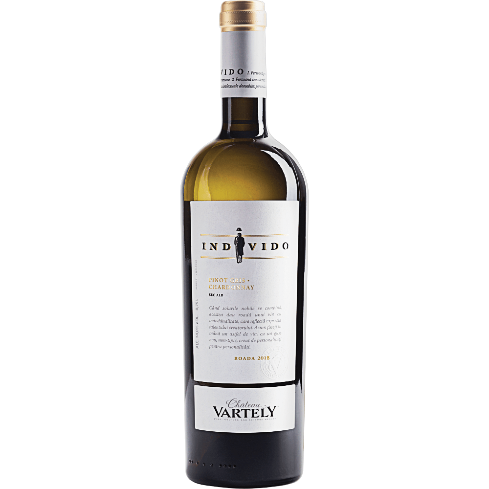 Vin alb sec, Vartely Individo Pinot Gris&Chardonnay, 0.75L