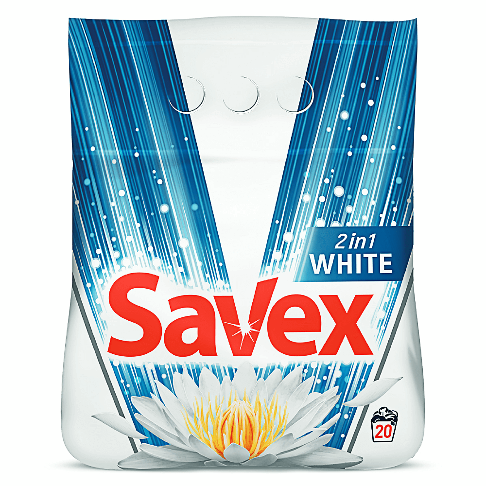 Detergent automat Savex White 2in1, 1.8 kg 