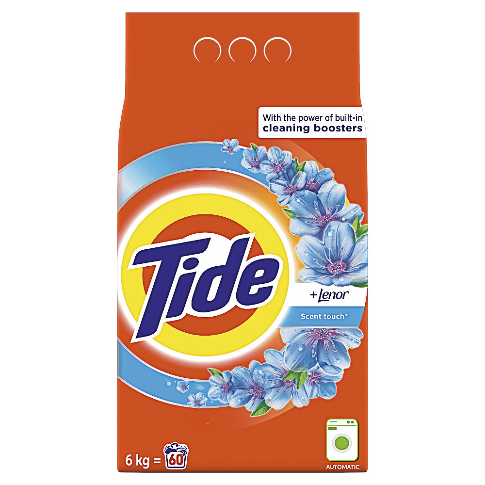 Detergent automat pentru rufe, Tide 2in1, Lenor Touch, 6kg