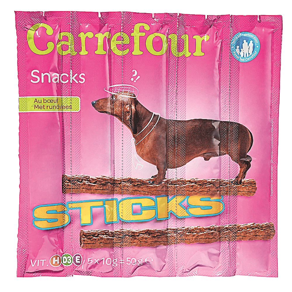 Sticks-uri cu vita Carrefour 5x10g