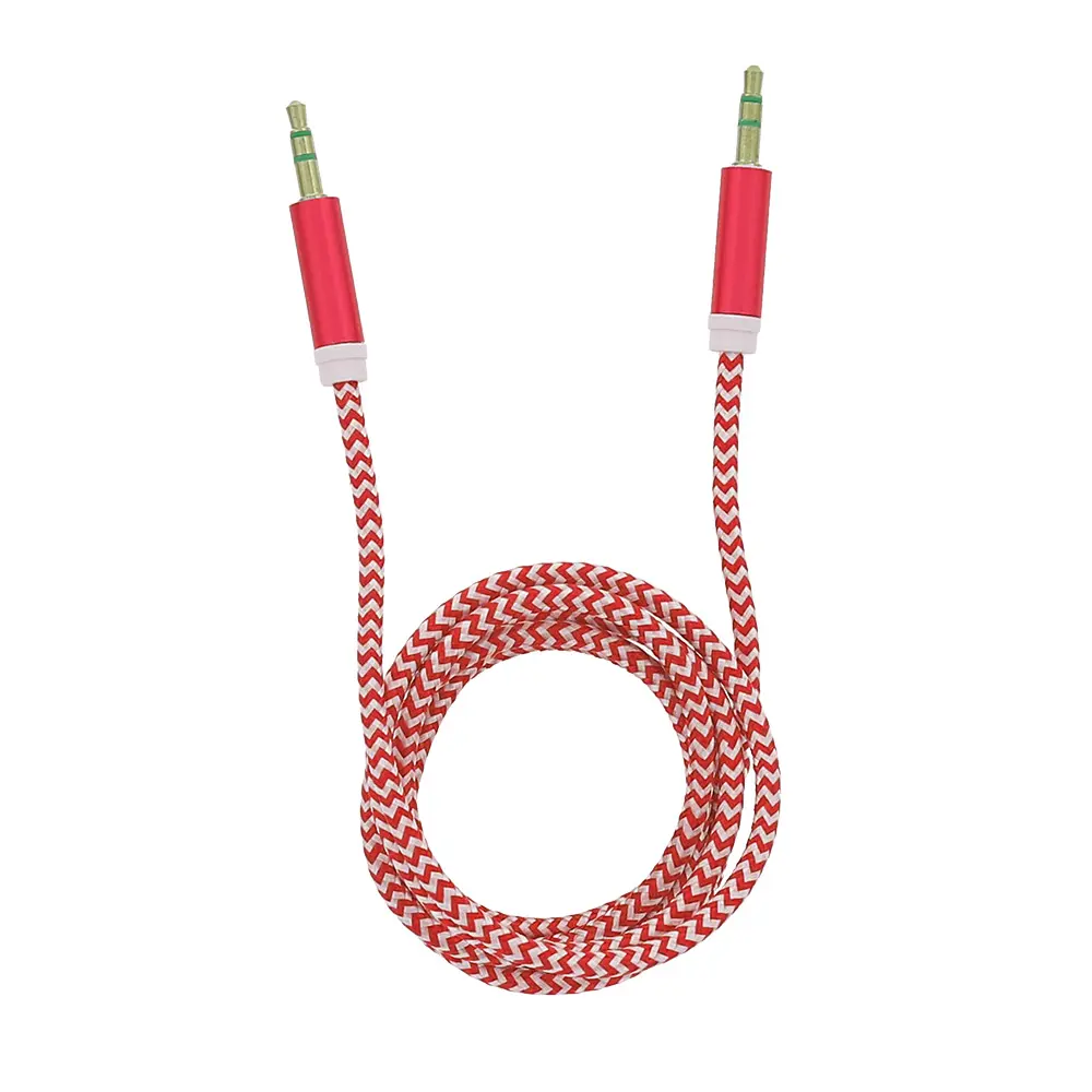 Cablu audio Tellur Basic jack 3.5mm, 1m, rosu