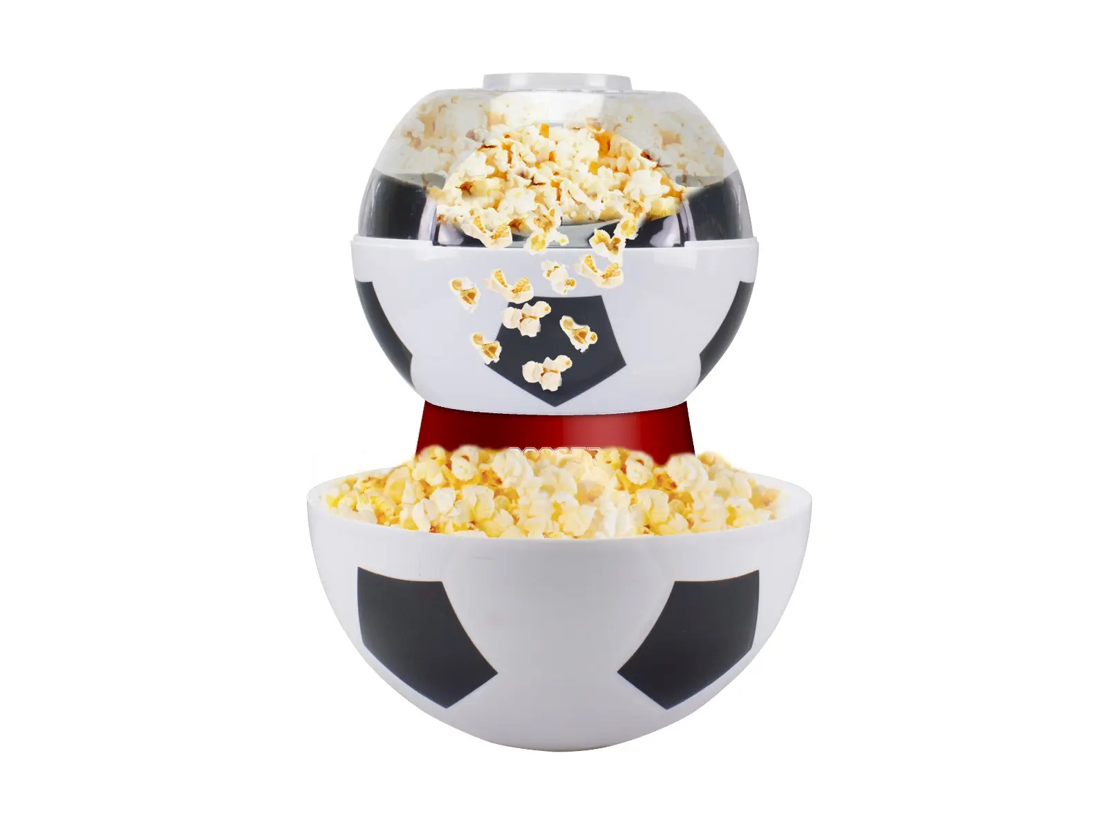 Aparat de preparat popcorn, Beper P101CUD051, 1200 W, Rosu