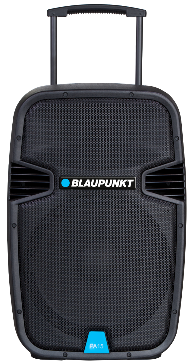 Boxa portabila Blaupunkt PA15, 700 W, FM, USB, SD, AUX, Karaoke, Negru