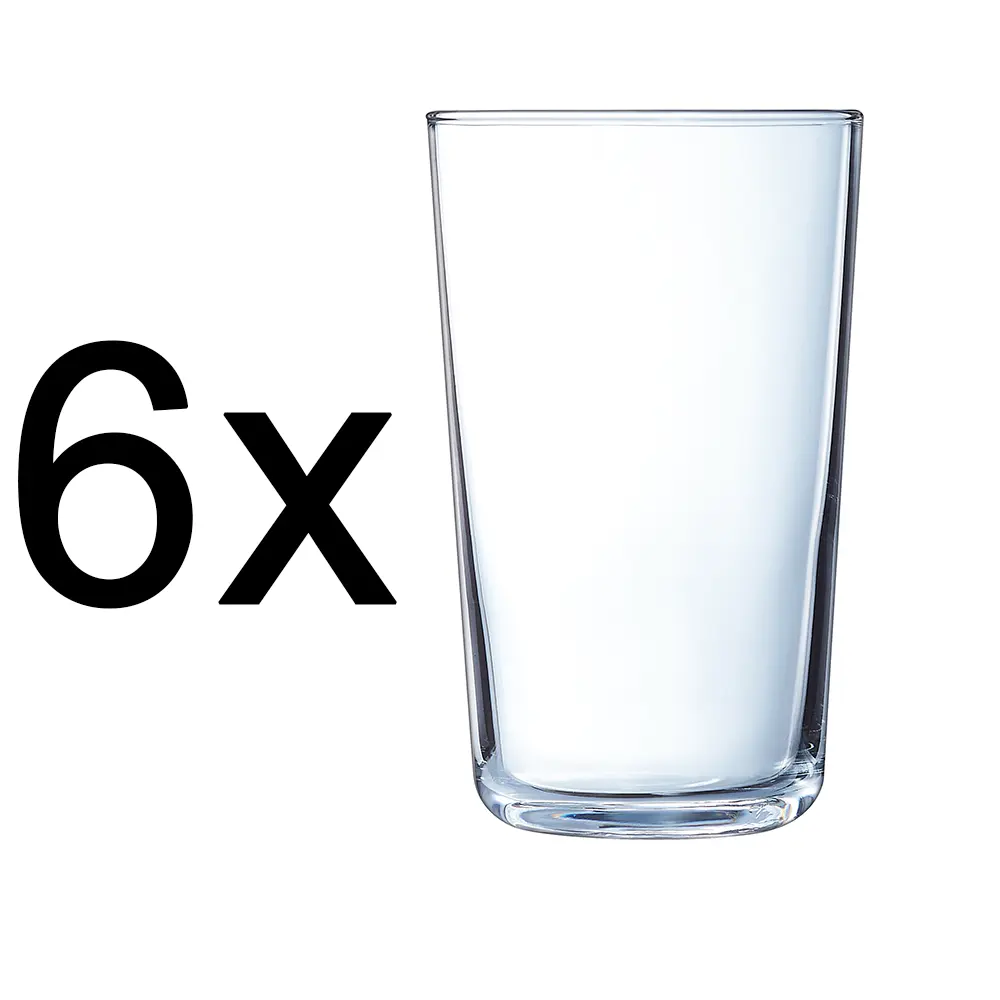 Set 6 pahare sticla transparenta Juice Theo, 38cl