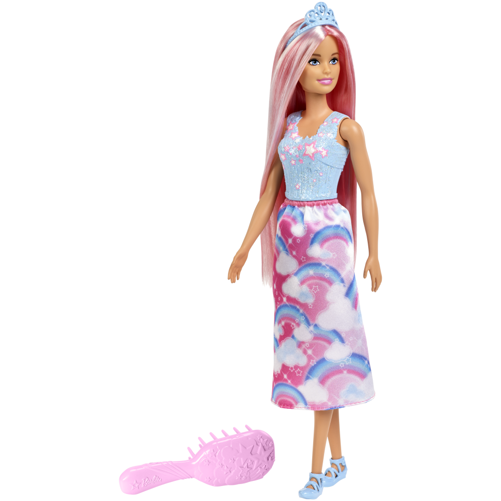 Papusa Barbie Dreamtopia cu perie, Barbie