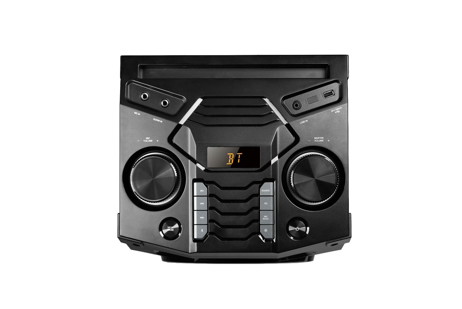 Boxa audio Poss PSBTST410, 400 W RMS, Bluetooth, FM, USB, AUX In, Karaoke, Negru