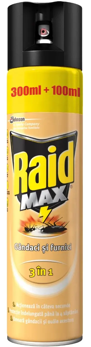 Raid Max Insecte taratoare 400ml + 33% EXTRA