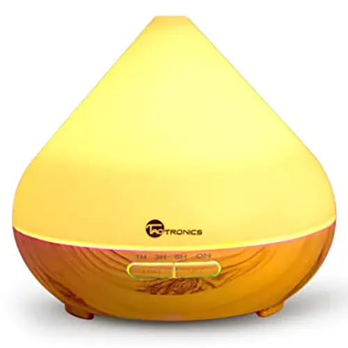Difuzor aroma Taotronics TT-AD002, 159, 300ml, Wood Grain, 7-Color LED