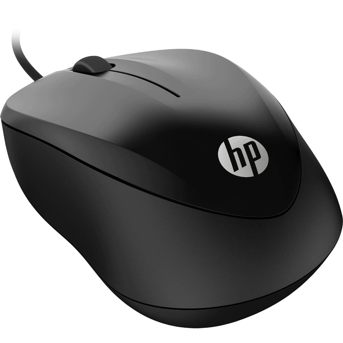 Mouse optic HP1000, USB, cu fir, Negru