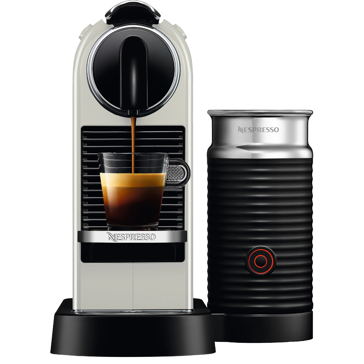 Espressor automat Nespresso Citiz&Milk D123W, 1720 W, 1 Litru, 19 bar, Alb
