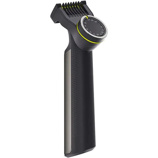 Set aparat de ras barba Philips OneBlade Pro QP6550/15, Acumulator, Autonomie 120 min, Negru