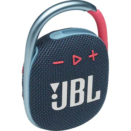 Boxa portabila JBL Clip 4, Albastru/Roz