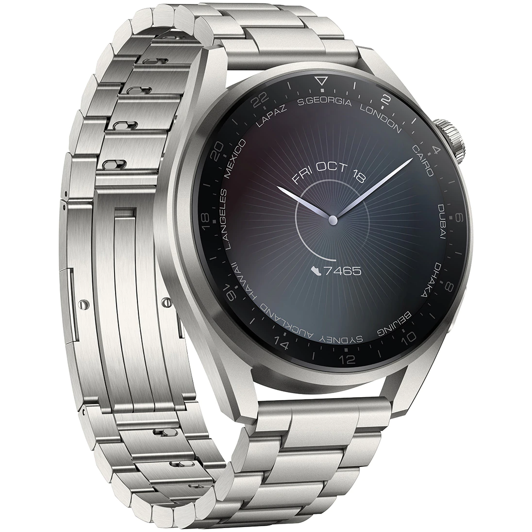 Smartwatch Huawei Watch 3 Pro, 48 mm, Titanium, curea Metal