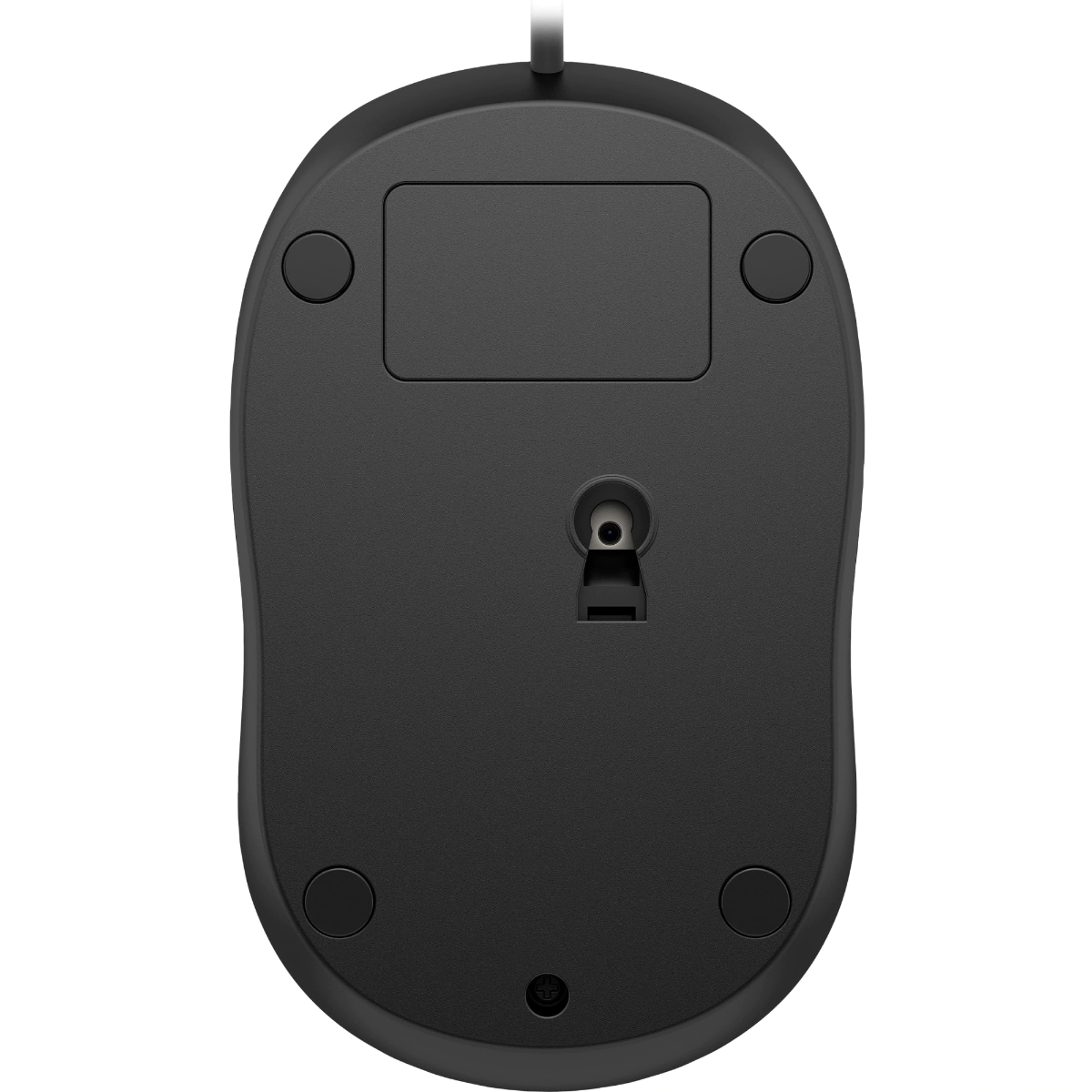 Mouse optic HP1000, USB, cu fir, Negru
