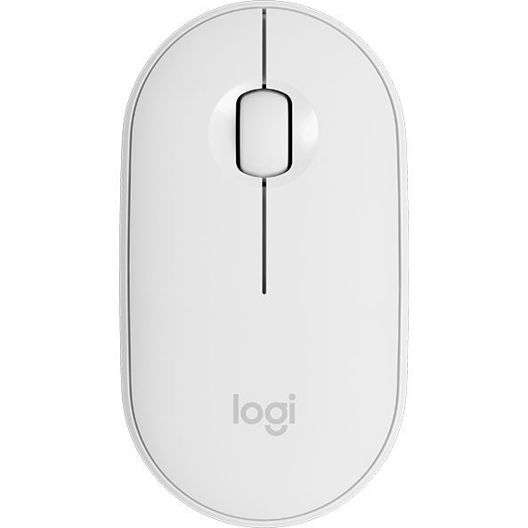 Mouse wireless Logitech M350, Alb