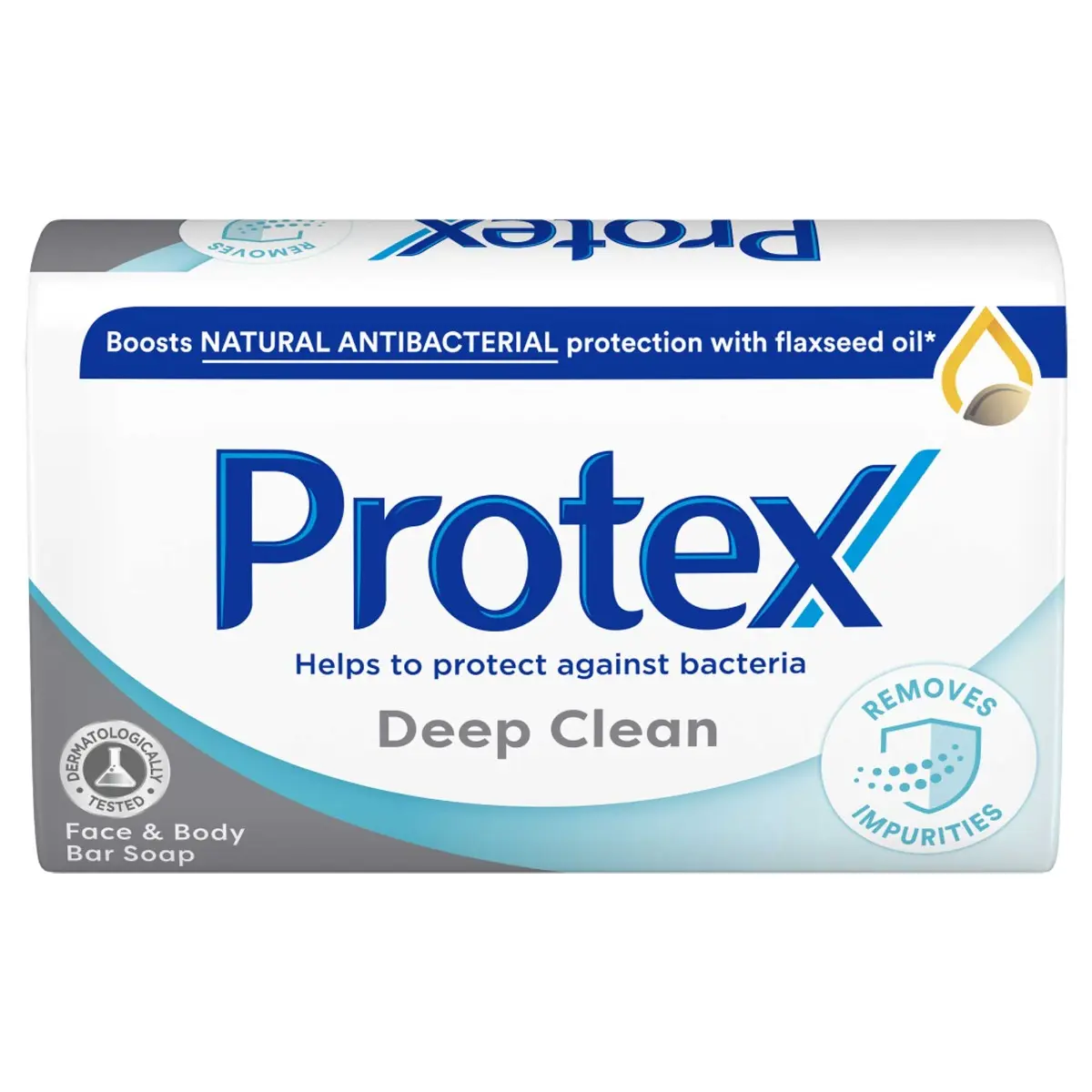Sapun solid Protex Deep Clean, cu ingredient natural antibacterian, 90 g