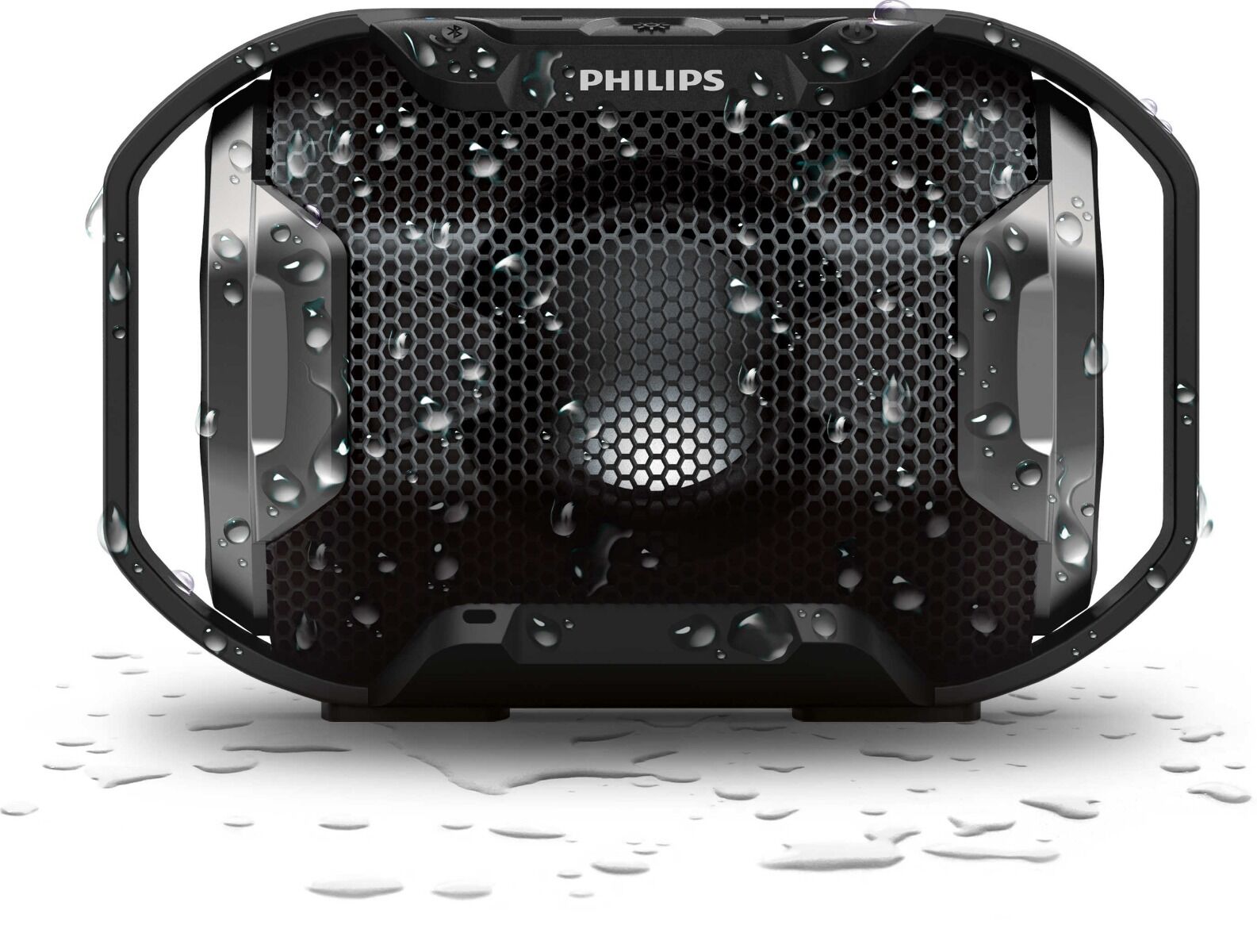 Boxa portabila wireless SB300B/00 Philips, Bluetooth, Waterproof, 4W, Negru