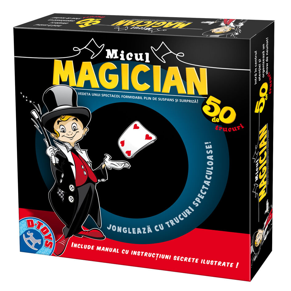Set Micul Magician 50 de trucuri, D-toys