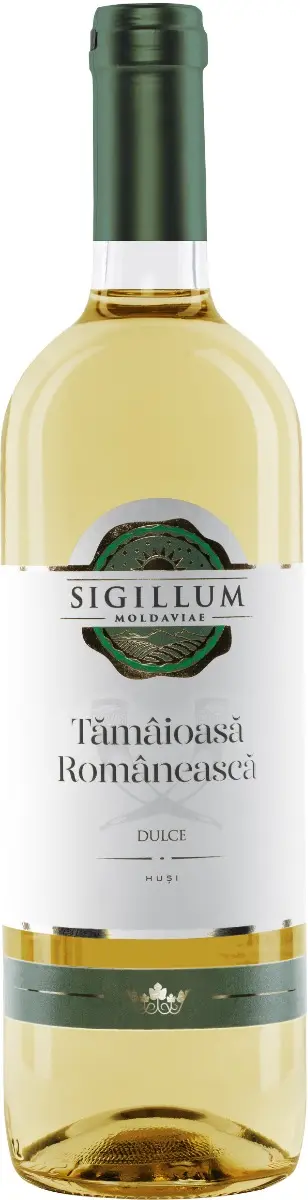 Vin alb Sigillum Moldaviae, Tamaioasa Romaneasca, dulce 0.75L