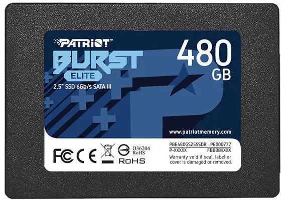 SSD Patriot Burst Elite, 480 GB, 2.5 inch, SATA 3, rata transfer r/w: 450/320 mb/s
