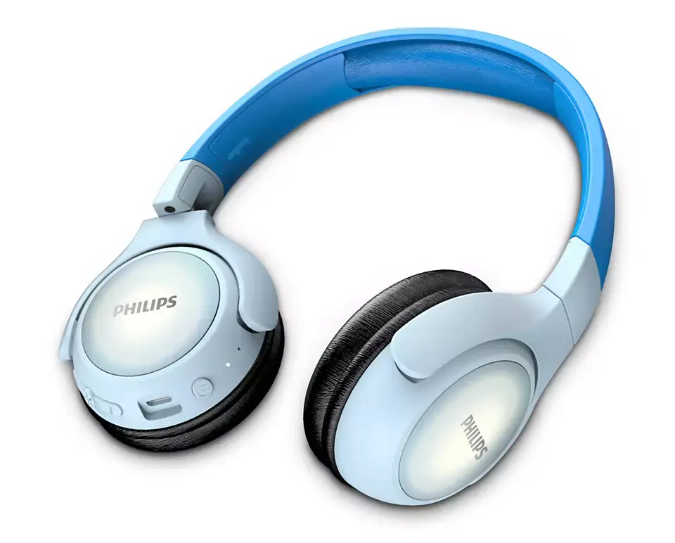 Casti Bluetooth pentru copii, Philips TAKH402BL, Albastru