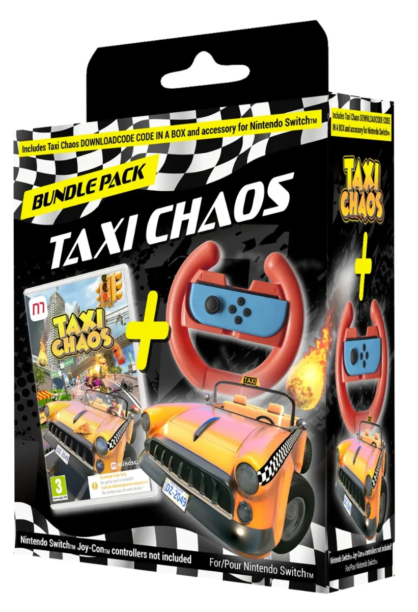 Joc Taxi Chaos - Nintendo Switch (COD) & Volan - PRECOMANDA