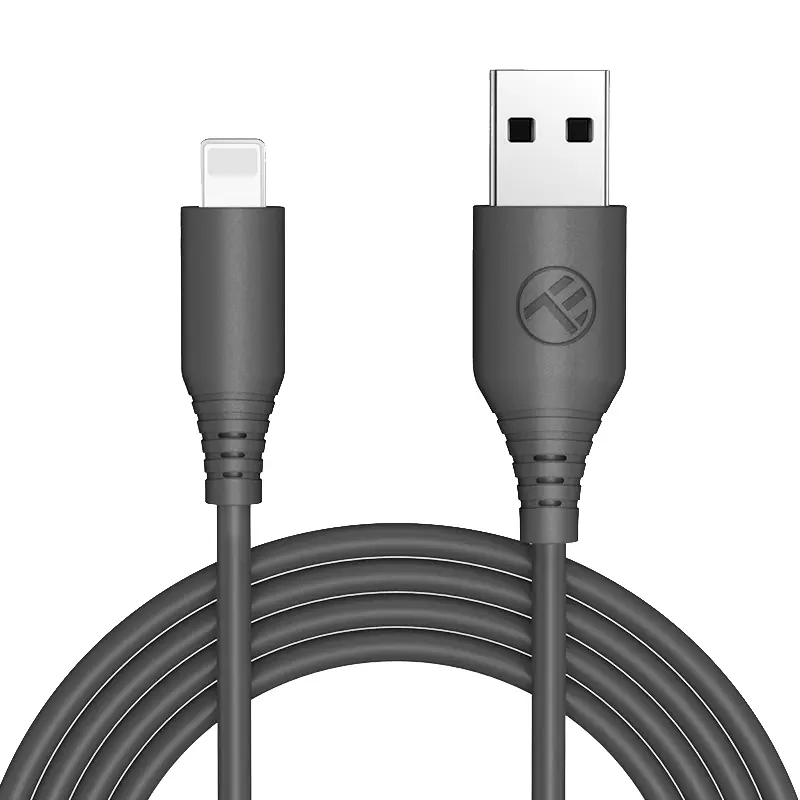 Cablu USB La Lightning Tellur, Silicon, 3A, 1m, Negru