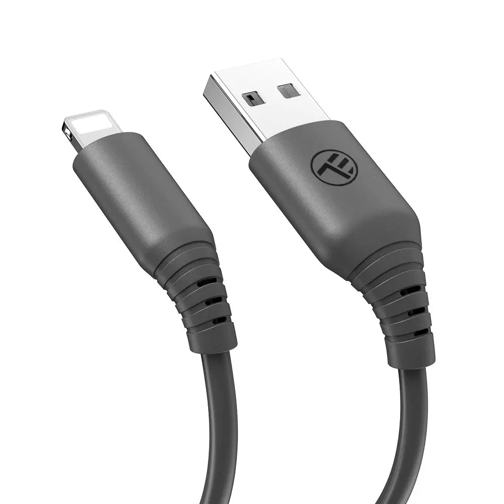 Cablu USB La Lightning Tellur, Silicon, 3A, 1m, Negru