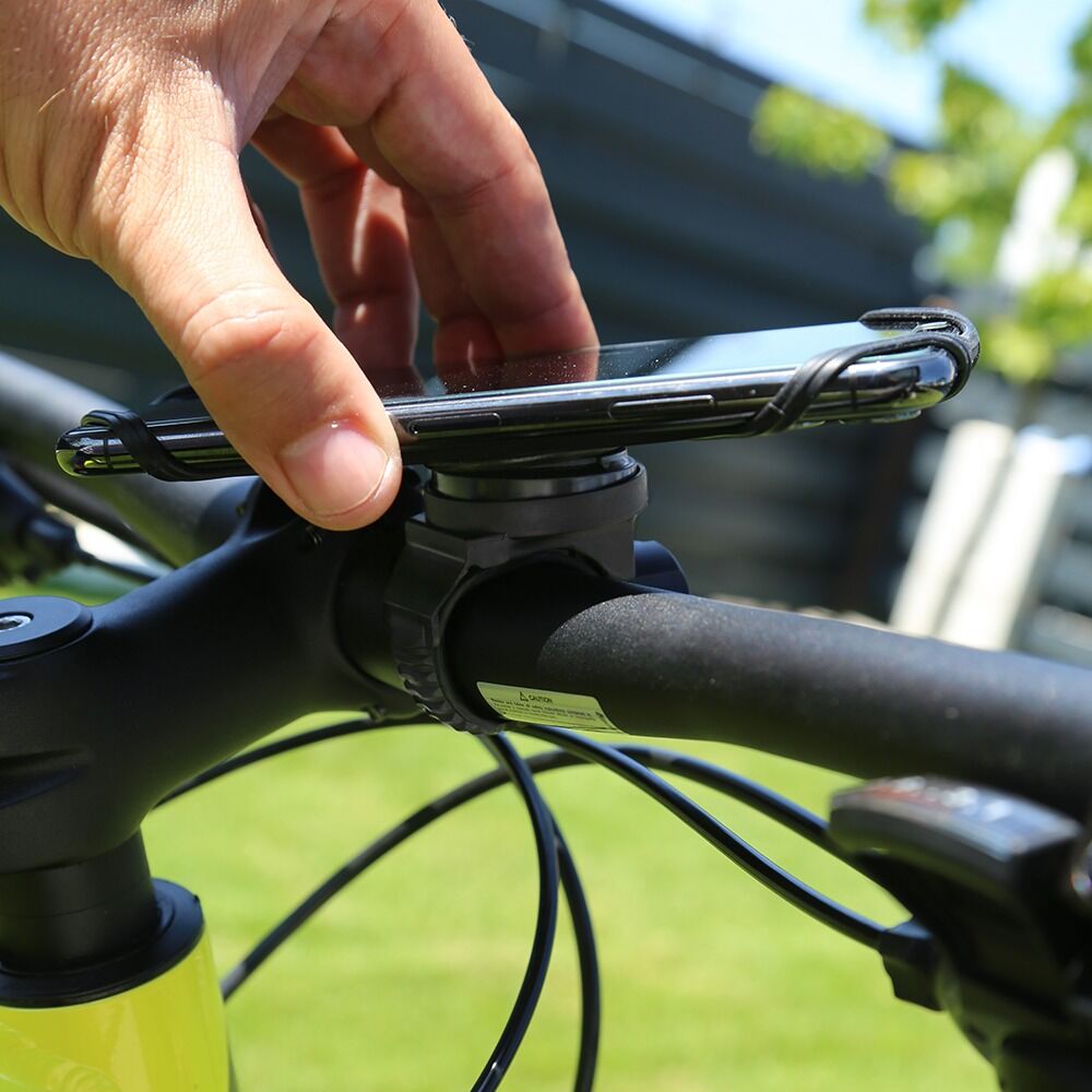 Suport de telefon pentru bicicleta Tellur BPH100, 4 - 6.5 inch,  Negru
