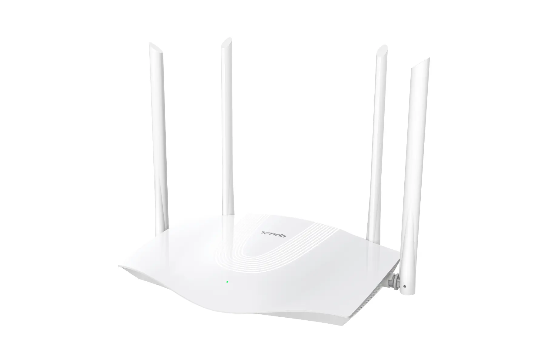 Router Wireless Gigabit Tenda AX1800 TX3, Wi-Fi 6, Dual-Band 574 + 1201 Mbps, Alb