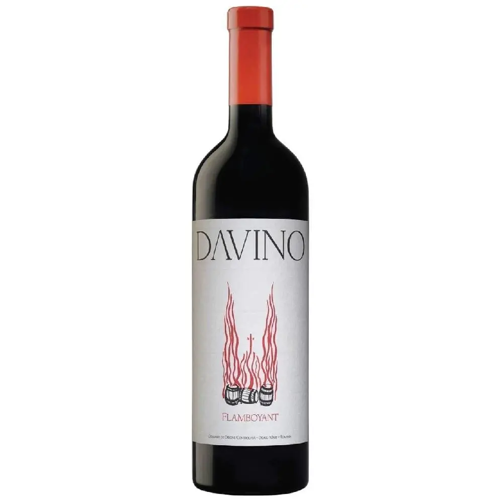 Vin rosu Davino Flamboyant, cupaj, 2018,  0.75L