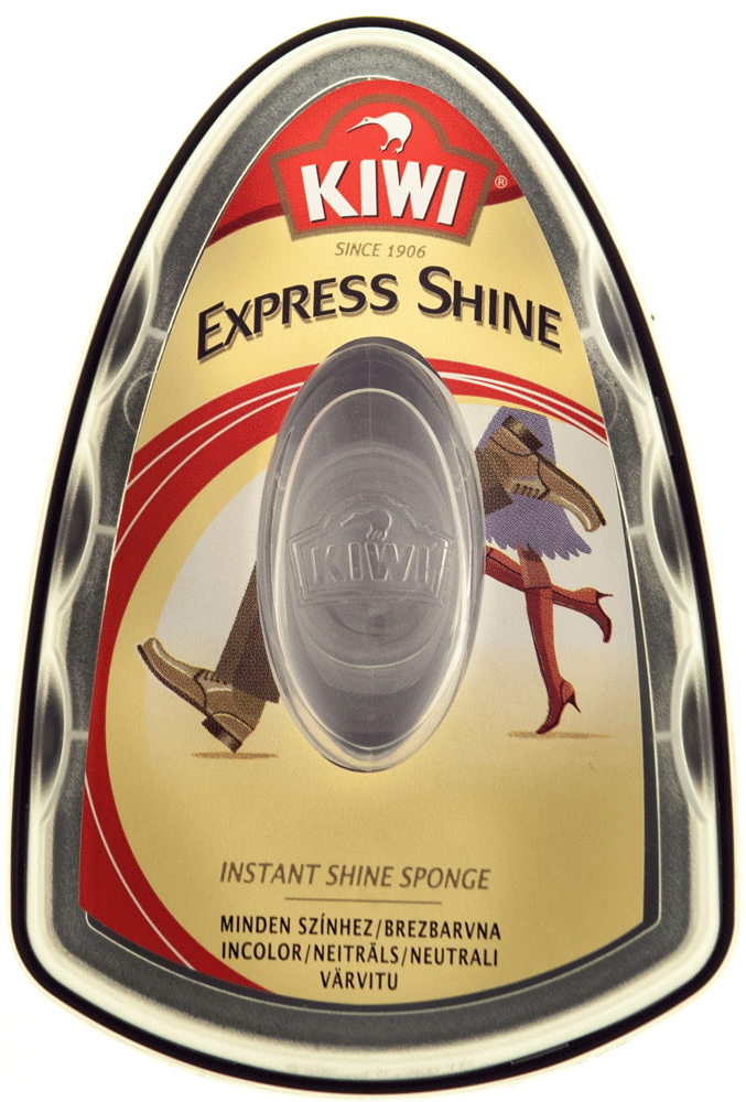 Burete cu silicon incolor pentru luciu Kiwi Express Shine 6ml