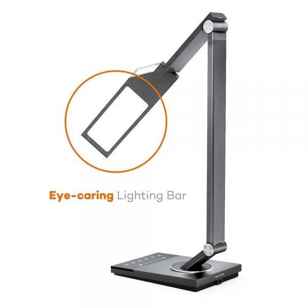 Lampa de birou Smart cu LED TaoTronics TT-DL16, protectie ochi, control touch, 5 moduri, USB, lumina de noapte