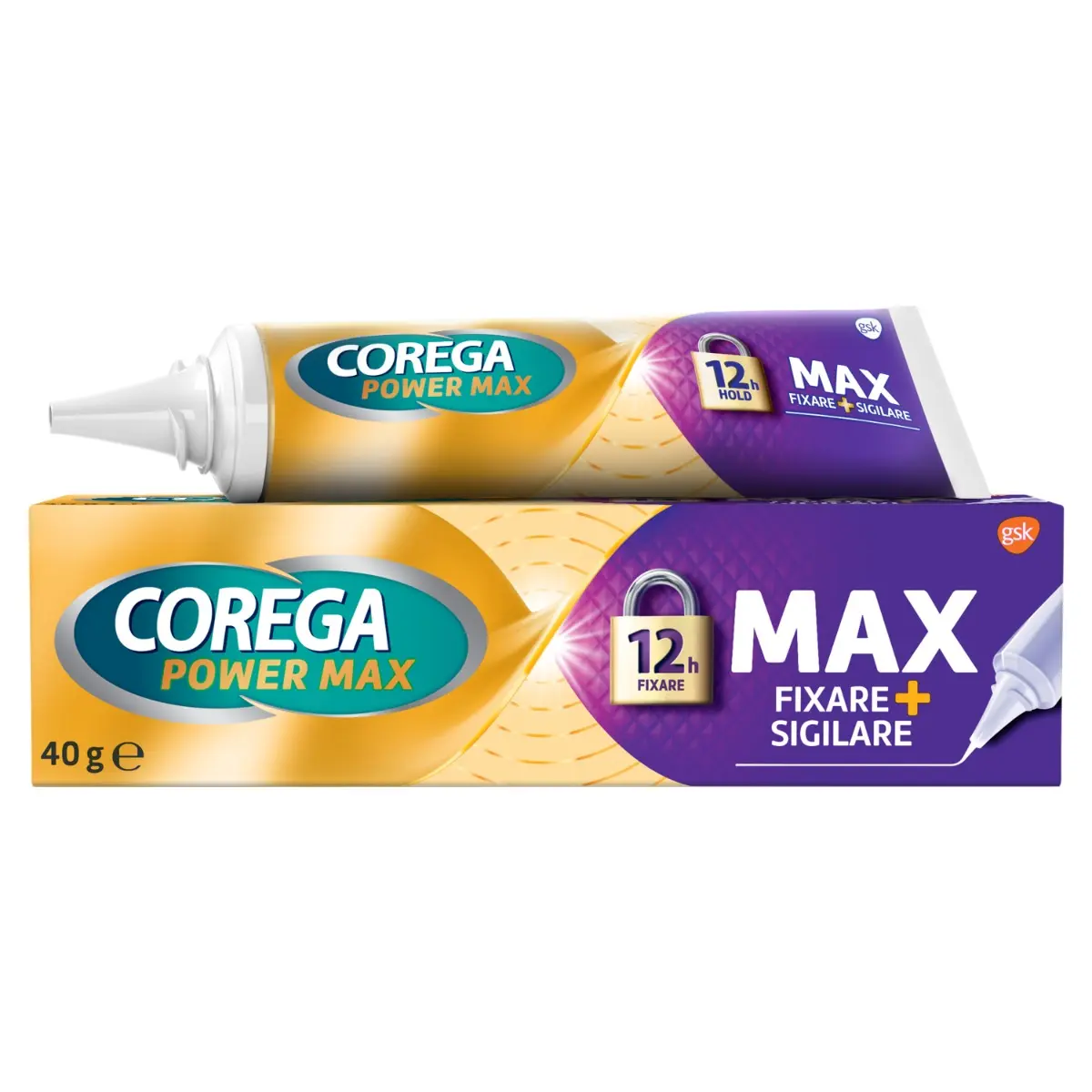Crema adeziva pentru proteza dentara Corega Max Sigilare 40g