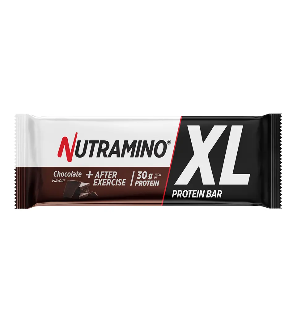 Baton proteic Nutramino XL ciocolata  (30g proteine / 82g baton), ciocolata, 82g