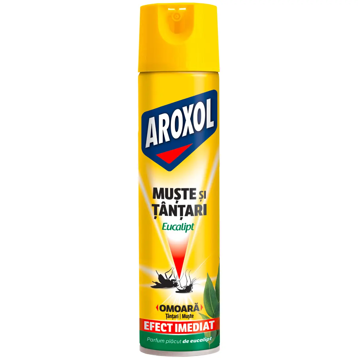 Spray impotriva mustelor si tantarilor, Aroxol Eucalipt, 400ml