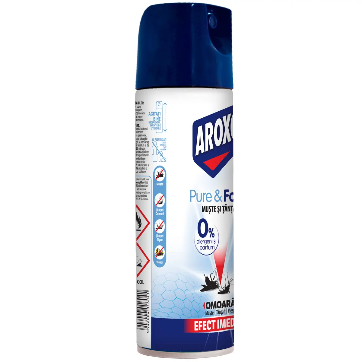 Spray Aroxol Pure&Forte Impotriva Mustelor Si Tantarilor 300ml