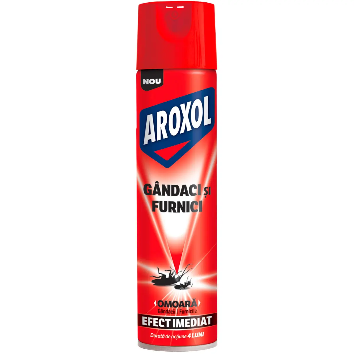 Spray clasic Aroxol impotriva gandacilor si furnicilor, 400 ml